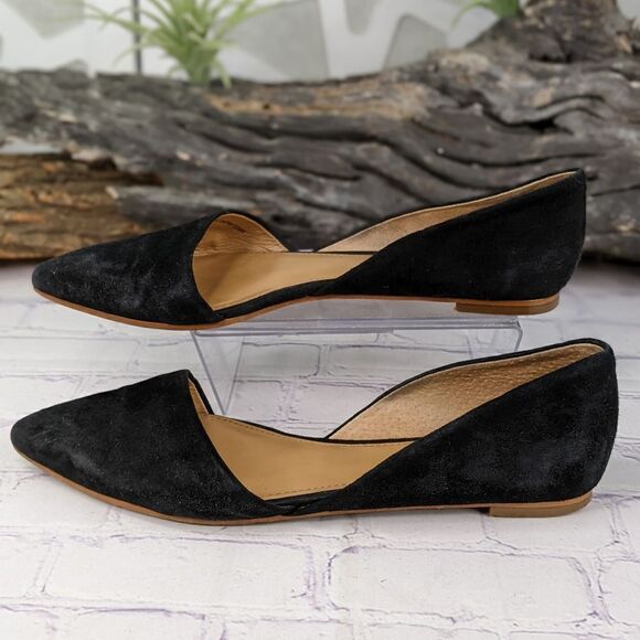 J. Crew Zoe Suede d'Orsay Flats - Picture 4 of 14